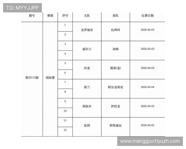 足球竞猜赛程安排最新指南帮助玩家合理规划投注策略提升中奖几率